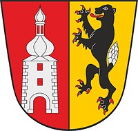 Aubstadt (Bavaria), coat of arms - vector image