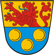 Auerbach (Bergstrasse kreis, Hesse), coat of arms - vector image
