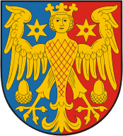 Aurich kreis (Lower Saxony), coat of arms - vector image