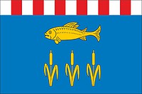 Aventoft (Schleswig-Holstein), flag - vector image