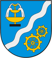 Бад-Зальцунген (Тюрингия), герб (1949 г.) - векторное изображение