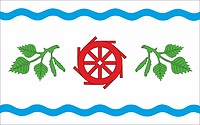 Vector clipart: Brickeln (Schleswig-Holstein), flag