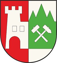 Burgberg im Allgäu (Bavaria), coat of arms - vector image