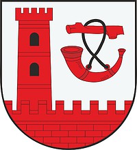 Burgstall (Börde, Saxony-Anhalt), coat of arms (1996) - vector image