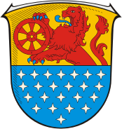 Darmstadt-Dieburg kreis (Hesse), coat of arms - vector image