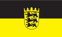 Флаг земли Баден-Вюртемберг