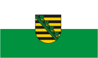 Saxony (Sachsen), state flag
