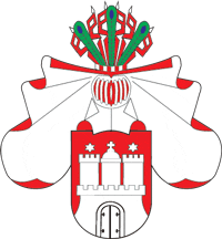 Гамбург, средний герб - векторное изображение
