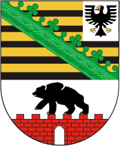 Saxony-Anhalt (Sachsen-Anhalt), coat of arms - vector image