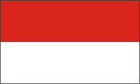 Гессен, гражданский флаг - векторное изображение