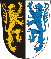 Kusel kreis (Rhineland-Palatinate), coat of arms - vector image