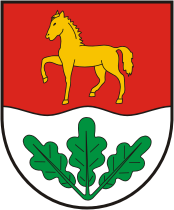 Ludwigslust kreis (Mecklenburg-Vorpommern), coat of arms - vector image