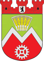 Marzahn (district in Berlin before 2001), coat of arms - vector image