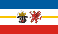 Mecklenburg-Vorpommern (Mecklenburg - Western Pomerania), flag