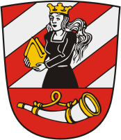 Neu-Ulm kreis (Bavaria), coat of arms - vector image