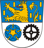 Neunkirchen kreis (Saarland), coat of arms - vector image