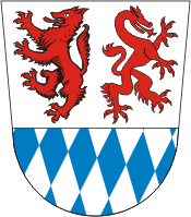 Passau (kreis in Bavaria), coat of arms - vector image