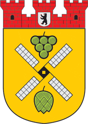 Prenzlauer Berg (district in Berlin before 2001), coat of arms - vector image