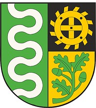 Schlaubetal (district in Brandenburg), coat of arms - vector image