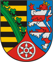 Sommerda kreis (Thuringen), coat of arms - vector image