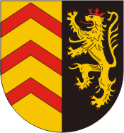 Sud-Westpfalz kreis (Rhineland-Palatinate), coat of arms - vector image