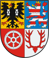 Унструт-Хайних (округ в Тюрингии), герб - векторное изображение