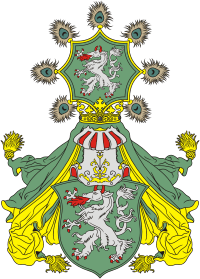 Styria (Steiermark), coat of arms (XIX century) - vector image