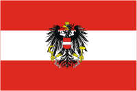 Австрия, государственный флаг - векторное изображение