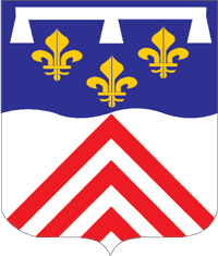 Eure et Loir (department in France), coat of arms - vector image