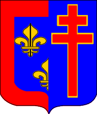 Maine et Loire (department in France), coat of arms - vector image