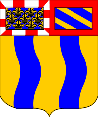 Saфne et Loir (department in France), coat of arms - vector image