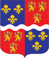 Somme (department in France), coat of arms - vector image