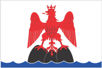 Alpes Maritimes (department in France and historical province Comte de Nice), flag - vector image