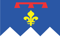 Альпы Верхнего Прованса (департамент Франции), флаг - векторное изображение