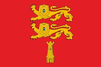Нижняя Нормандия (бывший регион Франции), флаг - векторное изображение