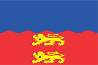 Calvados (department in France), flag - vector image