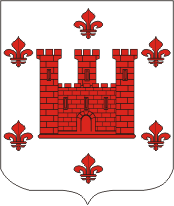 Герб города Шатоньёф-де-Конте (06)