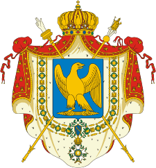 Герб Французской империи при Наполеоне I (1804-1814 гг.)