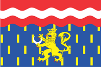 Haute Saone (department in France), flag - vector image