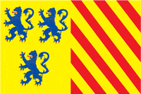 Limousin  (region of France), flag - vector image