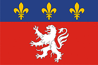 Vector clipart: Lyonnais (historical province in France and city Lyon), flag