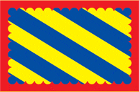 Nivernais (historical province of France), flag - vector image