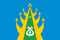 Altansky (Yakutia), flag - vector image