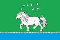 Vector clipart: Bordonsky (Yakutia), flag