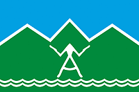 Vector clipart: Indigirsky (Yakutia), flag