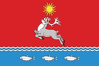 Tyumetinsky (Yakutia), flag - vector image