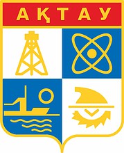 Aktau (Mangystau oblast), coat of arms - vector image
