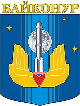 Baikonur (Kazakhstan), coat of arms - vector image