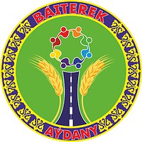 Baitereksky rayon (West Kazakhstan oblast), coat of arms - vector image