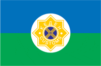 Kazakhstan Customs, flag (1997) - vector image